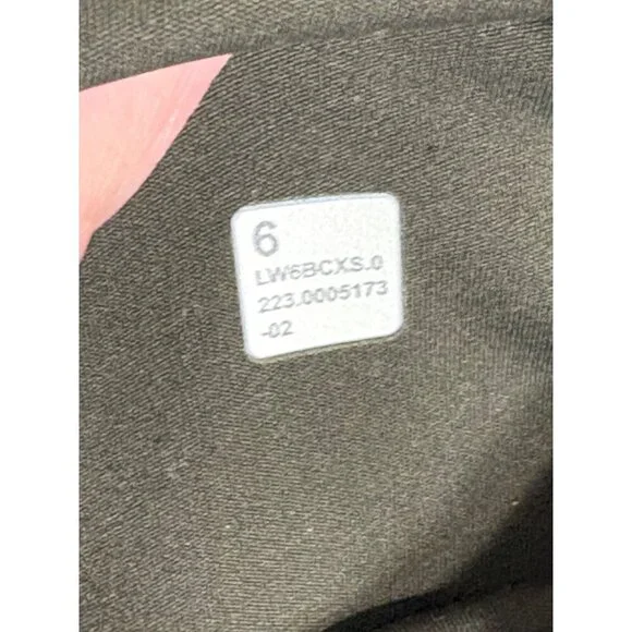 Lululemon Fast and Free High-Rise Crop II Green-sz 6 - Picture 2 of 10